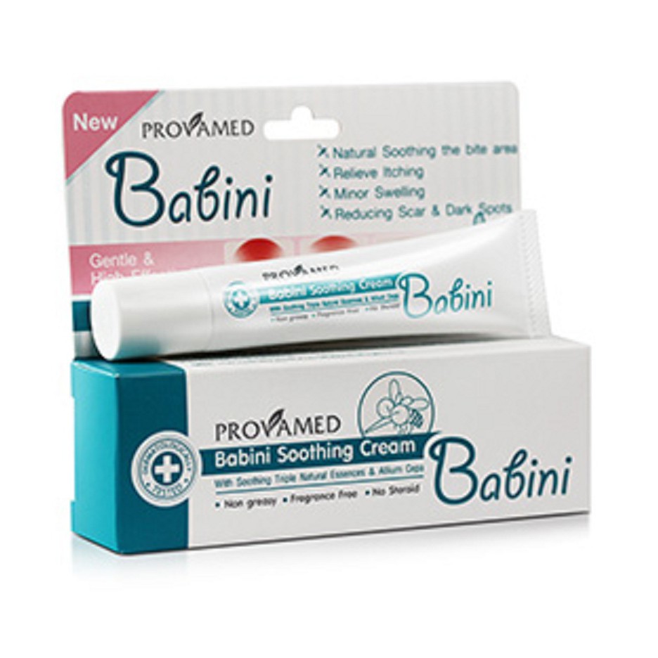 provamed-babini-soothing-cream-15-g-โปรวาเมด-เบบินี่-ซูธธิ้ง-ครีม-ลดปัญหารอยดำ-และแผลเป็นหลังยุงกัด