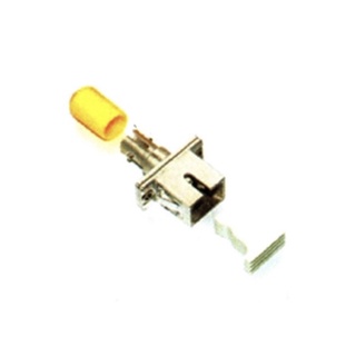 Link UF-H045 ST to SC Fiber Optic Hybrid Adapter, Single-mode, Ceramic Sleeve, Metal Housing