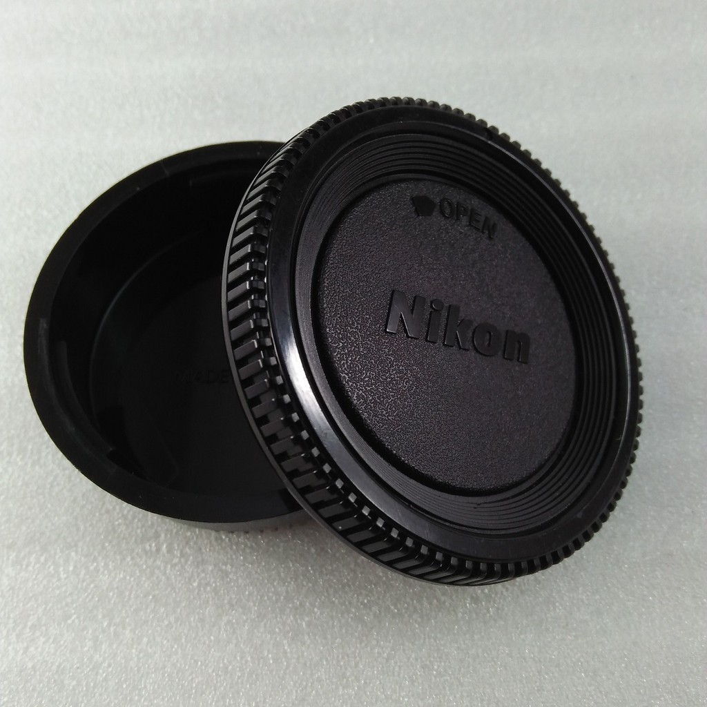 ฝาปิดบอดี้กล้อง-ท้ายเลนส์-nikon-ได้-2-ชิ้น-มีเก็บเงินปลายทาง