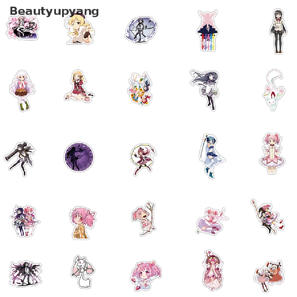 beautyupyang-สติกเกอร์-ลายการ์ตูนกราฟฟิติ-madoka-สําหรับติดตกแต่งกระเป๋าเดินทาง-รถจักรยานยนต์-โน้ตบุ๊ก-50-ชิ้น