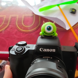 ตัวการ์ตูนไซคลอปส์ สำหรับปิดช่องแฟลช Hotshoes อุปกรณ์แต่งกล้อง Fuji Canon Nikon Sony Panasonic Olympus Pentax Leica มือ1