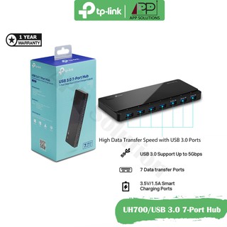 TP-LINK(ยูเอสบีฮับ)USB Hub3.0/7-Port Portable Hub รุ่นUH700(รับประกัน1ปี)