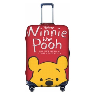 ผ้าคลุมกระเป๋าเดินทาง ลายการ์ตูน Disneys Winne The Pooh ขนาด 18-32 นิ้ว ซักทําความสะอาดได้