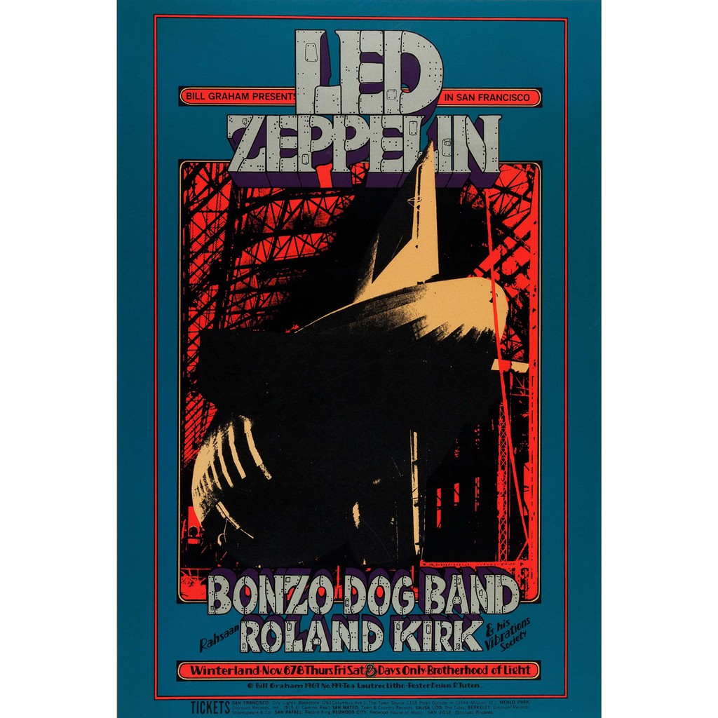 โปสเตอร์-led-zeppelin-เลดเซพพลิน-rock-poster-รูปภาพติดห้อง-ตกแต่งผนัง-โปสเตอร์วงดนตรี-โปสเตอร์ติดผนัง-โปสเตอร์วงร็อค