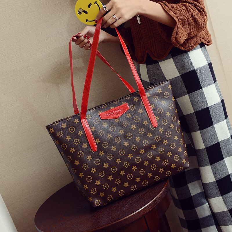 กระเป๋าสะพาย-ใบใหญ่-ใส่ของได้เยอะ-แฟชั่นทรงช้อปปิ้ง-สไตล์ยุโรป-ใส่ของได้เยอะshoulder-bag