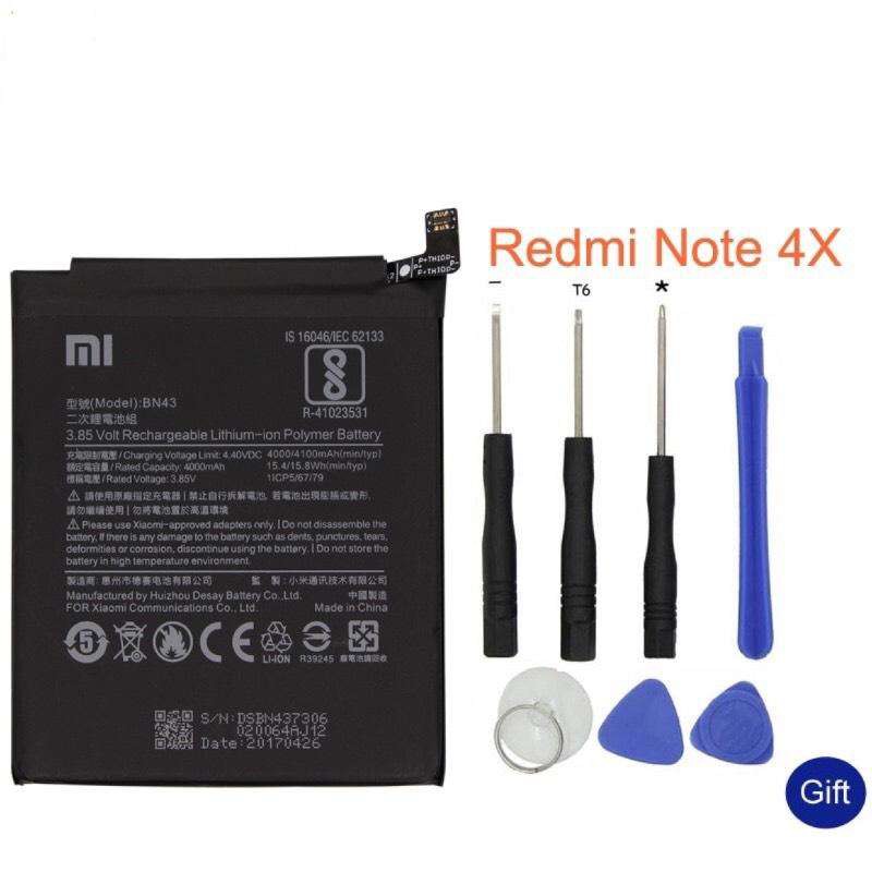 แบตเตอรี่-xiaomi-redmi-note-4x-note-4-global-bn43-รุ่นใช้-cpu-snapdragon-รับประกัน-3-เดือน-แบต-redmi-note-4xพร้อมขุดถอด