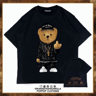 เสื้อยืดทรง Oversize ลายLilpeeb/ลายหมีแนวๆ