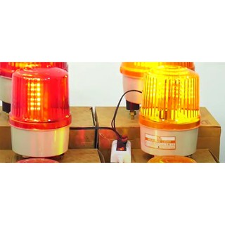 ไฟหมุน-ไฟไซเรนแอลอีดี-ไฟหมุนled-สีแดง-สีเหลือง-220v-ขนาด-4นิ้ว