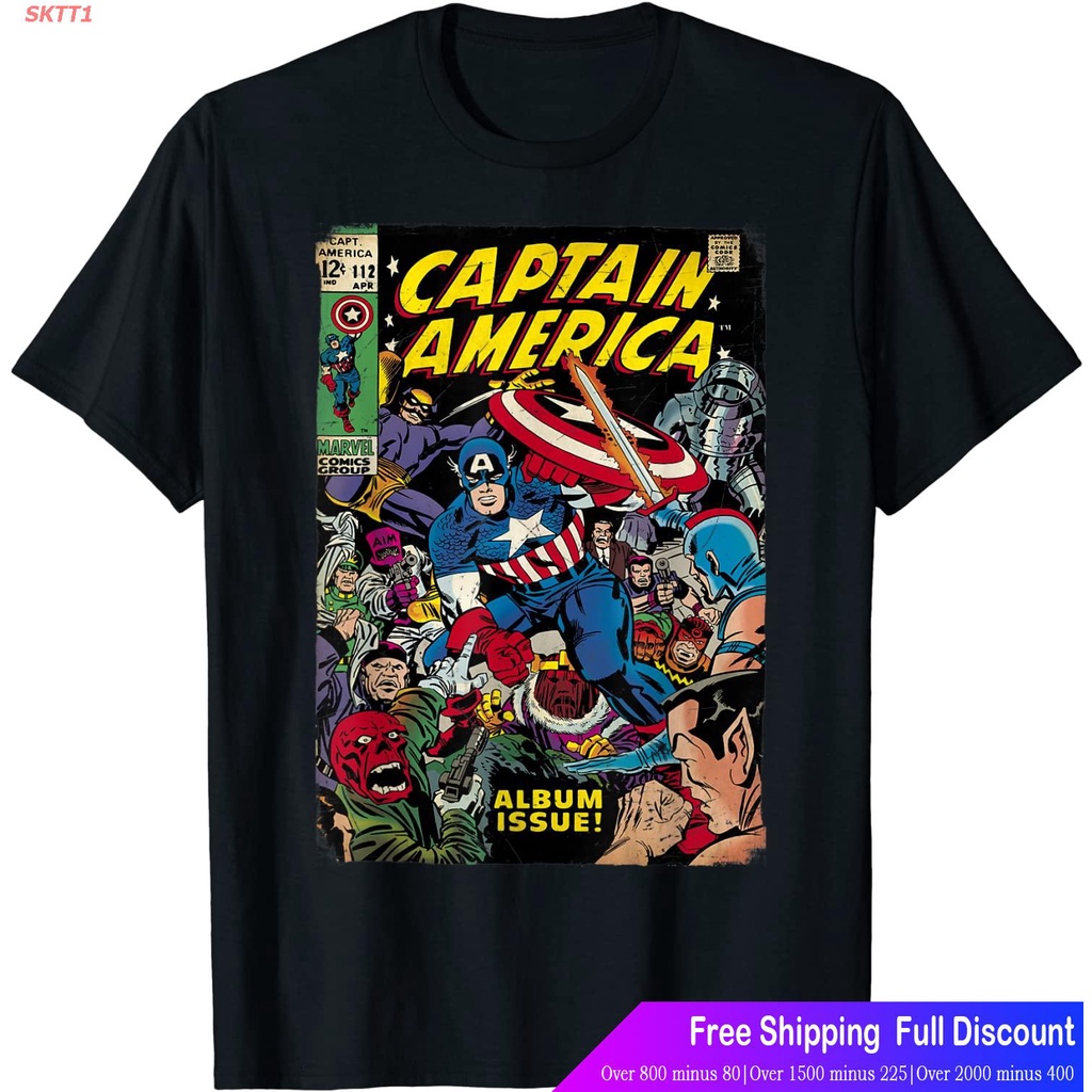 b52l-t-shirts-คุ้ม-sktt1-marvelเสื้อยืดยอดนิยม-marvel-captain-america-avengers-comic-cover-graphic-t-shirt-marve