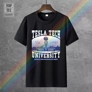 เสื้อยืด พิมพ์ลาย Nikola Tesla Tesla Tech University Free Energy Wardenclyffe สไตล์ฮิปฮอป คลาสสิก สําหรับผู้ชาย