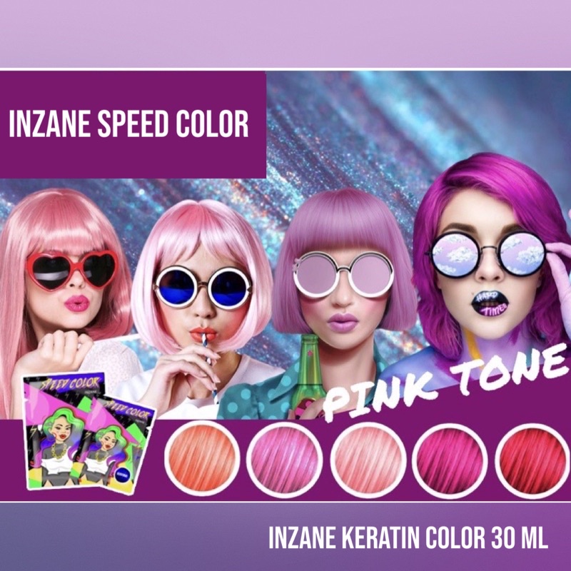 ภาพหน้าปกสินค้าInzane pink tone ทรีทเม้นท์ นำเข้าจากฝรั่งเศษ จากร้าน inzane_speedcolor บน Shopee