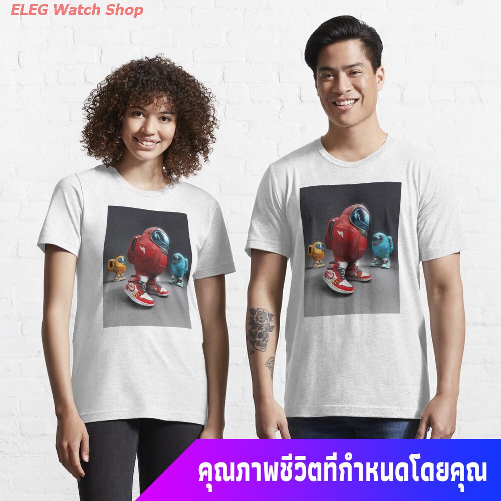 ในหมู่พวกเรา-ผู้หญิง-ผู้ชาย-among-drip-essential-t-shirt-discount-เสื้อยืดผ้าฝ้าย