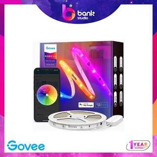 (ประกัน 1ปี)ไฟเส้น LED Govee RGBIC Wi-Fi + Bluetooth LED Strip Lights With Protective Coating 5m&amp;10m