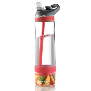 Contigo Ashland Infuser- Clear-Red กระติกน้ำพร้อมหลอดดูด ขนาด 739 ml.