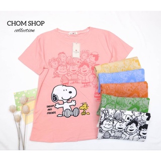 【Hot】🎀เสื้อยืดสวยสวย ป้ายChom อก40