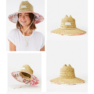 [ลิขสิทธิ์แท้] RIPCURL หมวกสาน Rip Curl HAT หมวก GHAHA1 NORTH SHORE STRAW SUN HAT A21