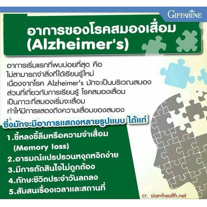 ส่งฟรี-อาหารเสริม-บำรุงสมอง-ลดความเสี่ยงอัลไซเมอร์-บาโคพา-กิฟฟารีน-bacopa-giffarine