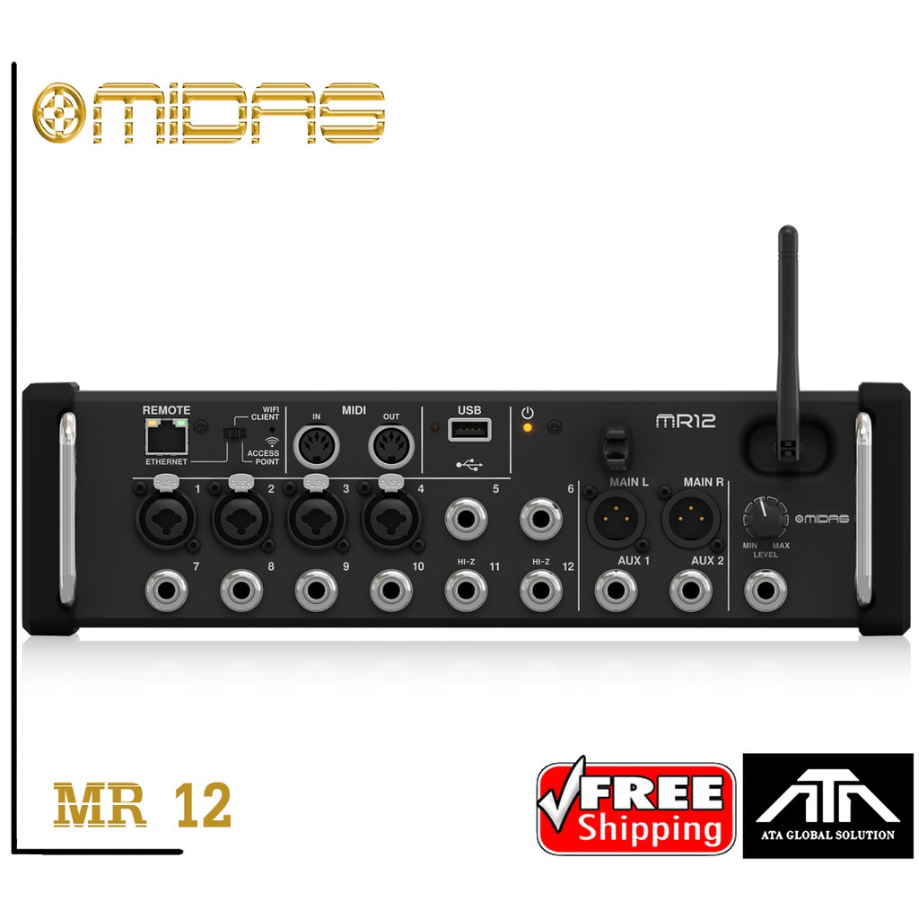 midas-mr-12-digital-mixer-ดิจิตอลมิกเซอร์-mixer-digital-mr-12-mr12-มิกเซอร์-เครื่องผสมสัญญาณเสียง-ดิจิตอล-12-input-6-aux