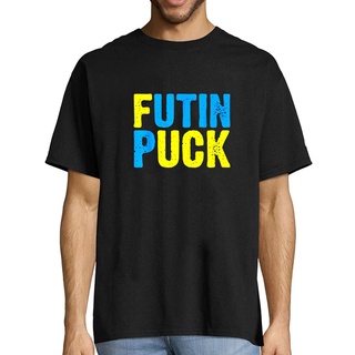 เสื้อยืดวินเทจเสื้อยืดคอกลม แขนสั้น ผ้าฝ้าย พิมพ์ลายตัวอักษร Futin Puck แฟชั่นฤดูร้อน สําหรับผู้ชายS-3XL