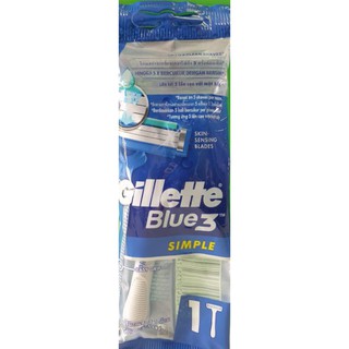 ภาพหน้าปกสินค้าGillette Blue3 simple ราคา 25 บาท ที่เกี่ยวข้อง