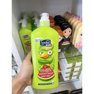 Suave Kids 3-in-1 Watermelon Wonder Shampoo + Conditioner + Body Wash 532ml.