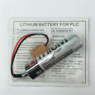 ถูกสุด! ลิเธียม แบตเตอรี่  ER6 v TOSHIBA ER6V / 3.6V PLC Lithium Battery พร้อมสายและขั้วต่อ (