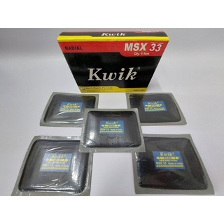 สินค้า แผ่นปะยางรถบรรทุก แผ่นปะยางเรเดียล ขนาดใหญ่ อย่างหนา 2ply  KIWK MSX-33 ขนาด 100×125มม.