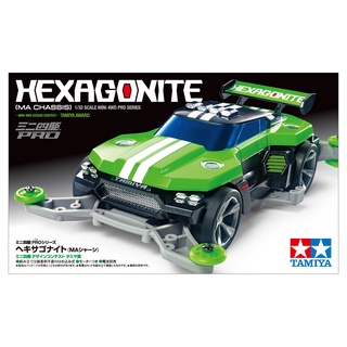 โมเดลรถมินิ4WD Tamiya Mini4WD 1/32 TA18653 HEXAGONITE (MA)