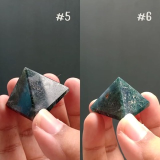 มอสอาเกต | Moss Agate 🌳💚 #pyramid ติดรอยดินตามธรรมชาติ #5/#6