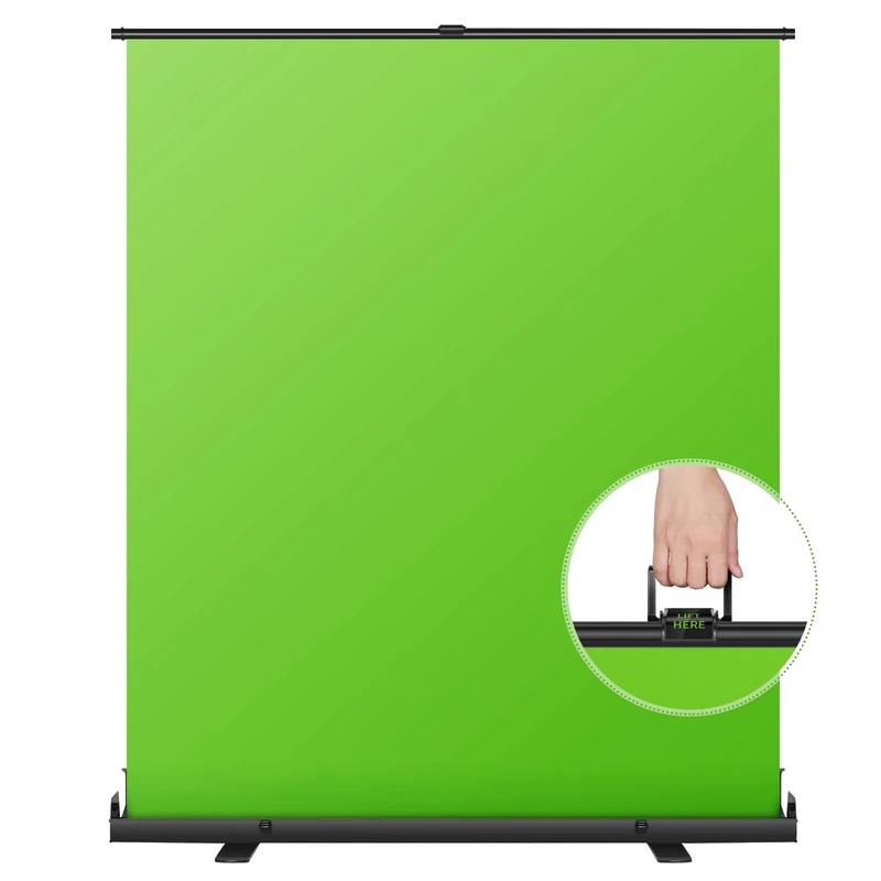 ฉาก-ฉากถ่ายรูป-green-screen-roll-up-แบบสำเร็จรูป-ขนาด-145x200-ซม-green-screen-พกพาได้-สตูดิโอ-studio-backdrop-ไลฟ์สด