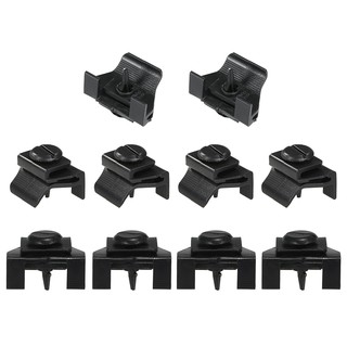 10Pcs คลิปกันชนด้านหน้ากันชน Fender Retainer Fastener สำหรับ Toyota 53879-28010