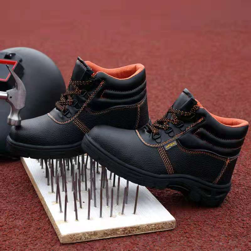 ภาพหน้าปกสินค้ารองเท้าเซฟตี้หัวเหล็กทำงานผู้ชายสไตล์ใหม่รองเท้านิรภัยกันกระแทกรองเท้านิรภัย จากร้าน ixpdhfb5cz บน Shopee