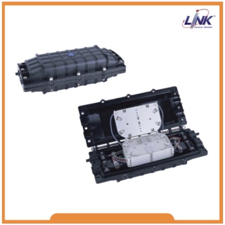 link-uf-3047a-72-core-fiber-optic-splice-closure-horizontal-type-with-6-tray-12f
