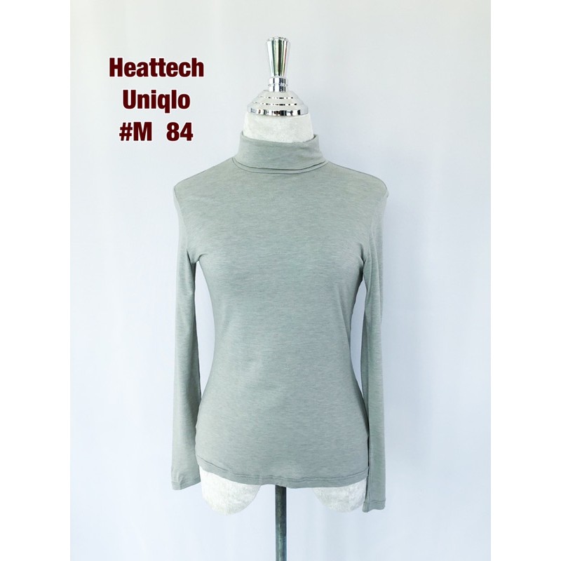 เสื้อคอเต่า-heattech-uniqlo-m-เสื้อคอเต่าฮีทเทคสีเทา