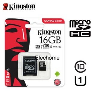 เมมโมรี่การ์ด kingston 16GB แท้100%