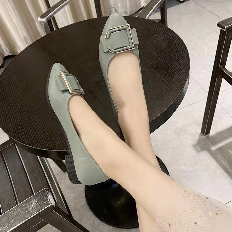 best-sale-รองเท้าผู้หญิง-คัทชู-แต่งหัวเข็มขัด-tp38-รองเท้าแฟชั่น