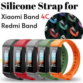 สำหรับสายรัดข้อมือ Xiaomi Band 4C เข้ากันได้กับสายนาฬิกาอัจฉริยะ Redmi(AONEE)