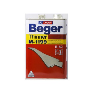 ทินเนอร์ BEGER B52 #M1199 1/4 แกลลอน น้ำยาและตัวทำละลาย น้ำยาเฉพาะทาง วัสดุก่อสร้าง B52 1/4GL #M1199 THINNER