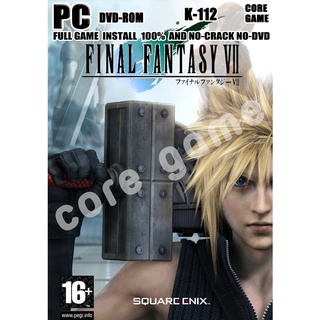 final fantasy VII (ติดตั้งง่าย)V.1.0.9 แผ่นเกมส์ แฟลชไดร์ฟ เกมส์คอมพิวเตอร์  PC โน๊ตบุ๊ค