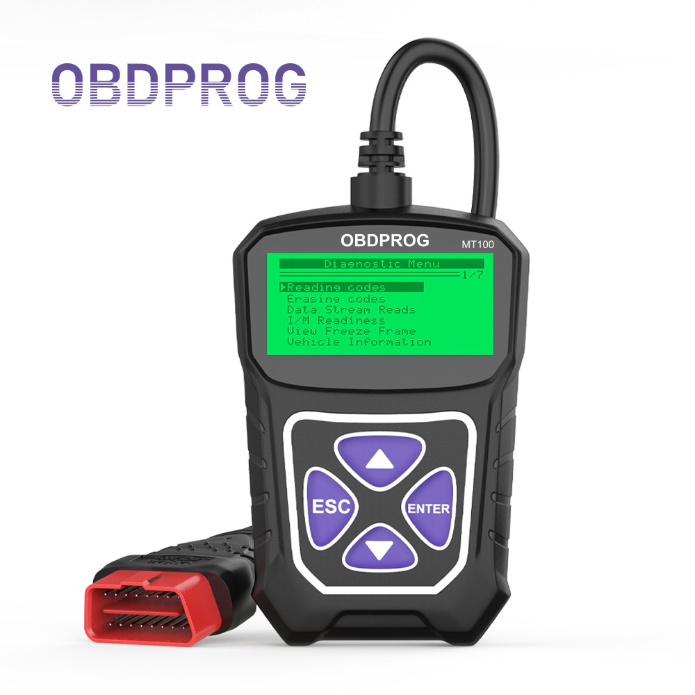 OBDPROG MT100 Obd2 Scanner Car Scanner เครื่องสแกนรถยนต์ เครื่องมือ ...