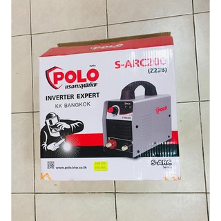 ตู้เชื่อม POLO เครื่องเชื่อม IGBT รุ่น S-AC200R สีขาว