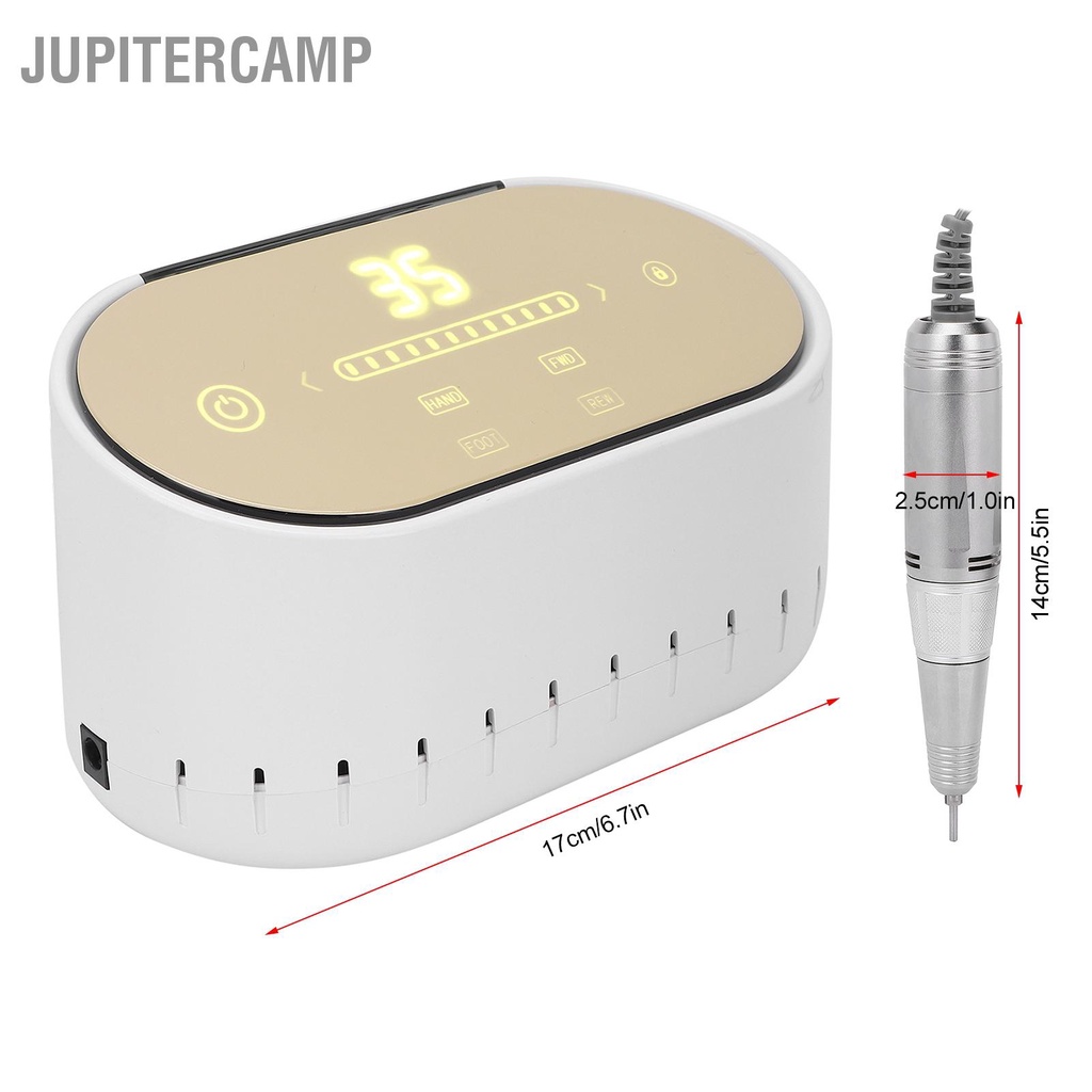 jupitercamp-เครื่องสว่านไฟฟ้าขัดเล็บ-35000rpm-60w