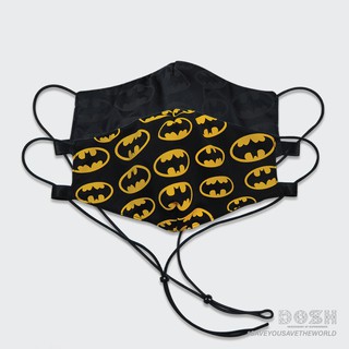 DOSH FACE MASKหน้ากากผ้าผู้ใหญ่ BATMAN  มี 2 สี ให้เลือก FMASK06-BL-BL1