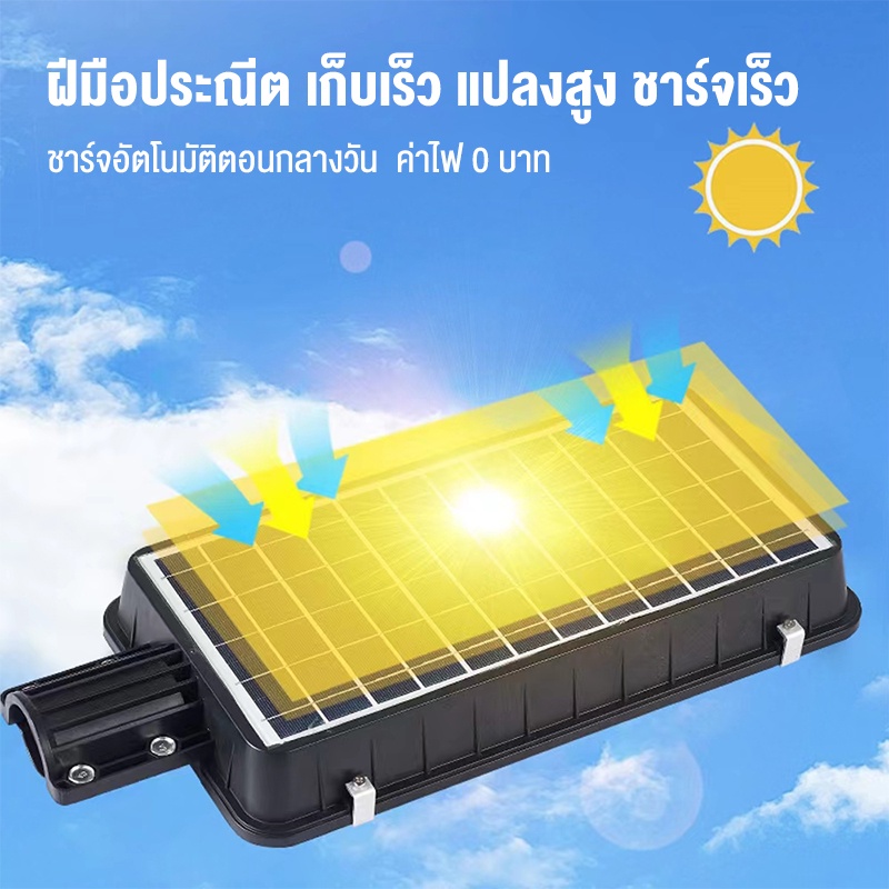 พร้อมส่ง-ไฟถนนโซล่าเซลล์-โคมไฟถนน-1000w-solor-light-ไฟโซล่าเซลล์-ไฟled-ไฟสปอตไลท์-ไฟถนนโซล่-โคมไฟโซล่าเซลล์