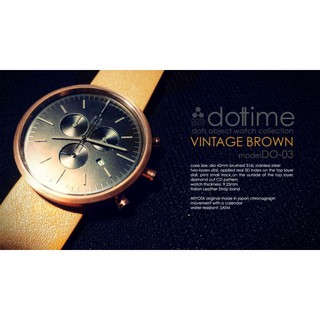 Dots Time Vintage Brown  (Life style)