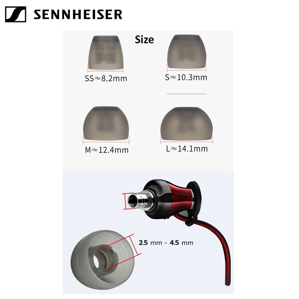 sennheiser-จุกหูฟัง-แท้-100-momentum-cx-เหมาะสำหรับหูฟังท่อเสียงกว้าง-2-5-4-5-มิล-สีดำเทา-จุกหูฟัง-จุกหูฟัง-spinfi