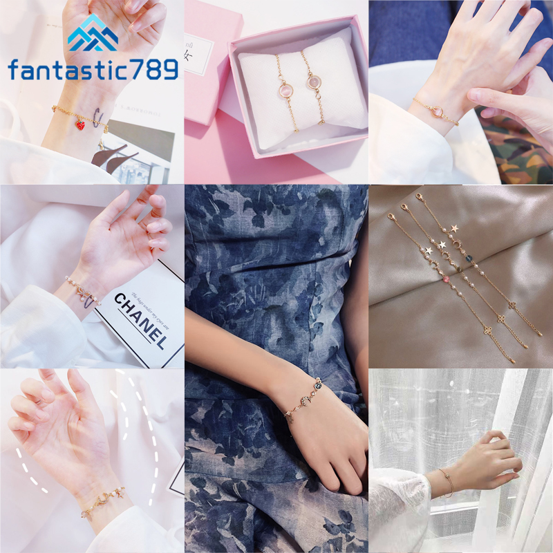 ราคาและรีวิวFantastic789 สร้อยข้อมือแฟชั่นสําหรับผู้หญิง