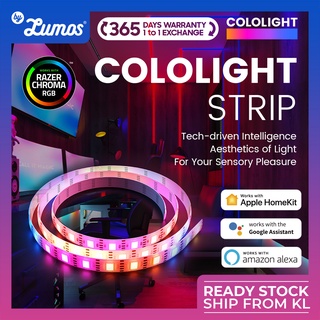 Cololight STRIP PLUS 30 / 60 LEDS ชุดสตาร์ทเตอร์ 2 เมตร RGB LED เอฟเฟกต์แสง Diy 16 ล้านสี