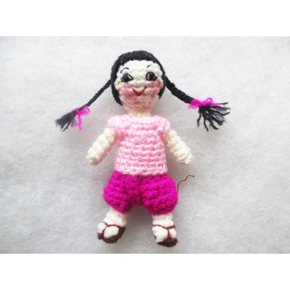 ตุ๊กตาเด็กไทย ตุ๊กตาถัก ตุ๊กตาถักโครเชต์