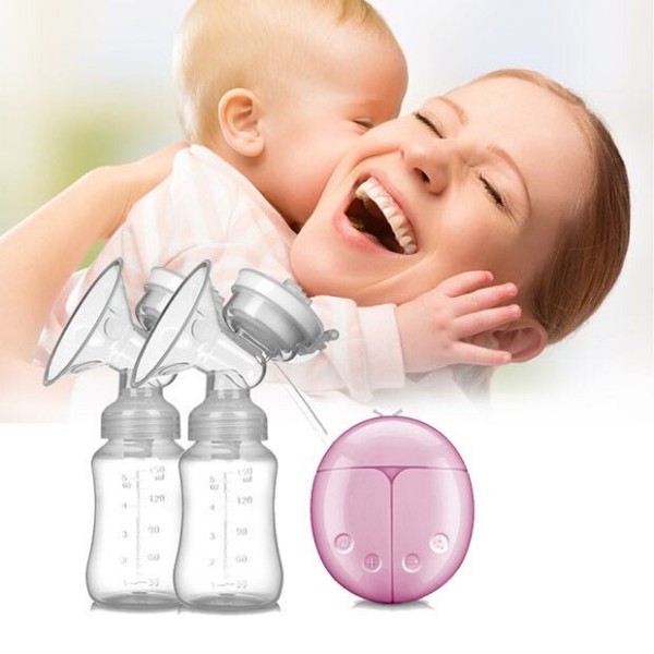 พร้อมส่ง-เครื่องปั้มนมไฟฟ้า-แบบปั้มนคู่-double-electric-breast-pump